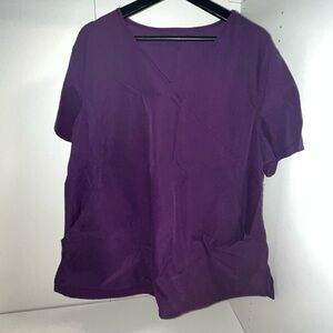 Purple Women's Scrub Top